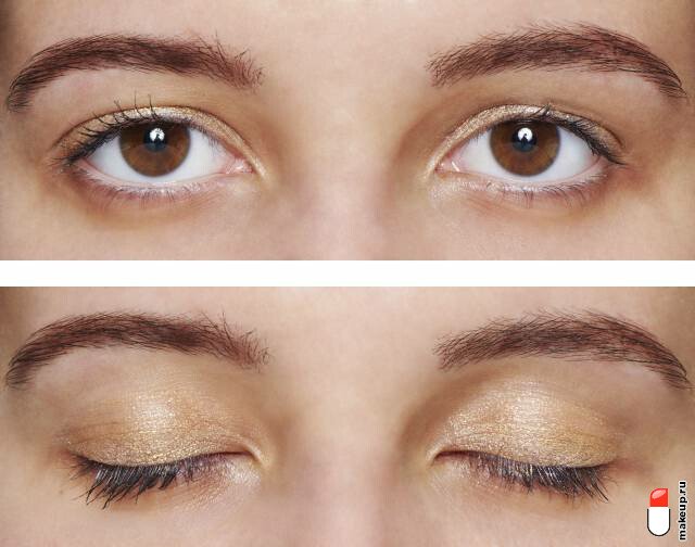 золотые тени