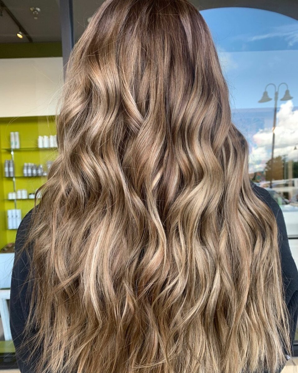 длинные волосы