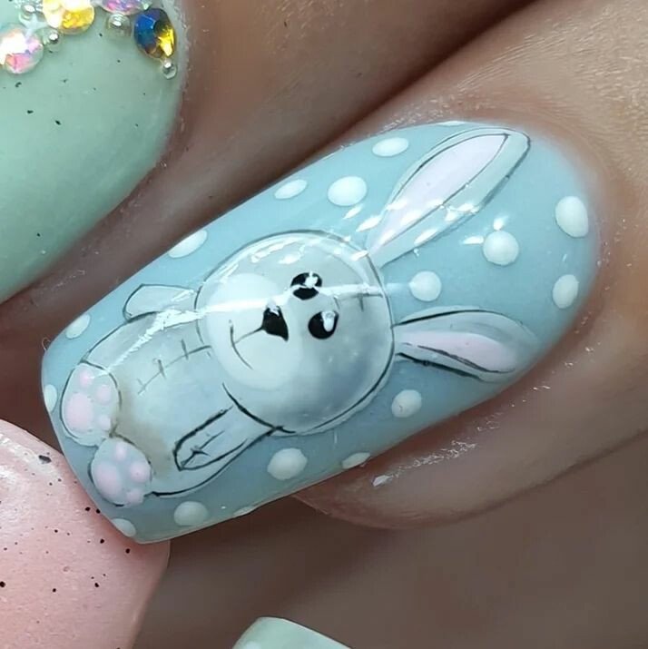 зимний маникюр