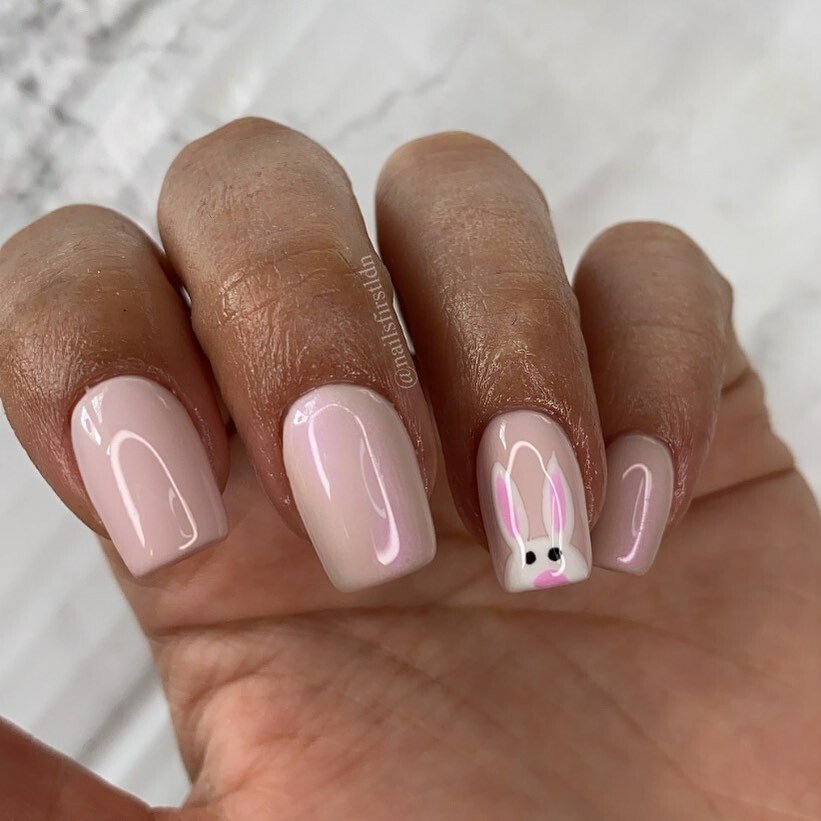 переливающийся маникюр