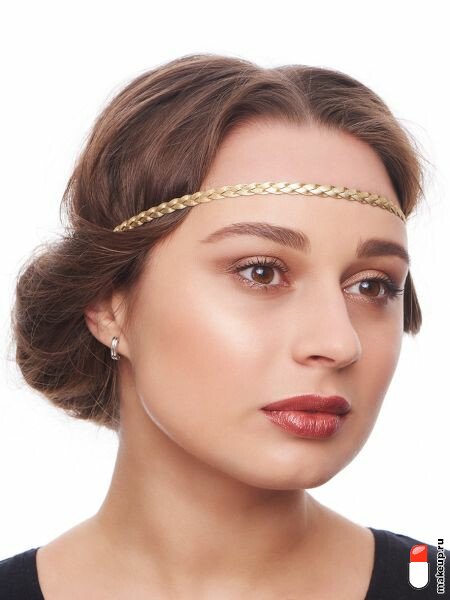 макияж в коричневой гамме