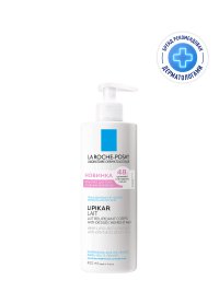 LA ROCHE-POSAY LIPIKAR LAIT Молочко для тела с нежным ароматом, 400 мл