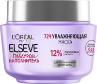 L'Oreal Paris Увлажняющая Маска "Elseve, Гиалурон Наполнитель", для обезвоженных и тонких волос, с гиалуроновой кислотой, 300 мл