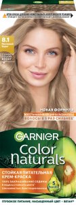 Garnier Стойкая питательная крем-краска для волос Color Naturals, оттенок 8.1 Песчаный берег