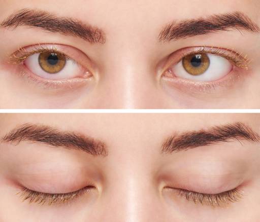 блестящая тушь для зеленых глаз