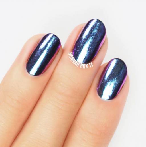 синий металлик