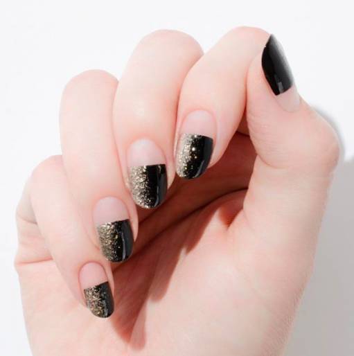 черное омбре