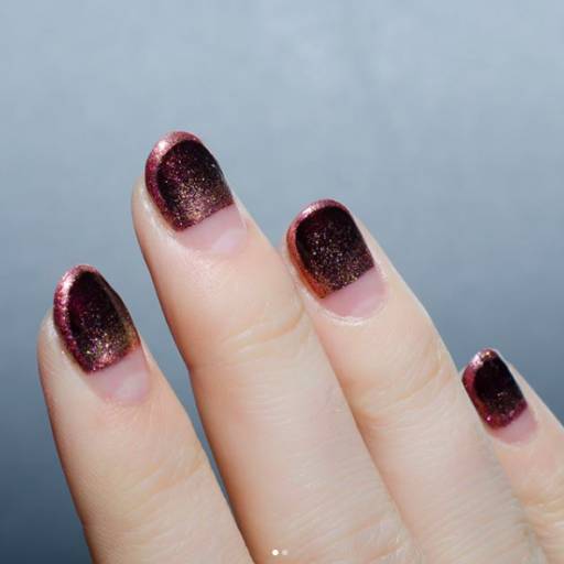 бордовое омбре