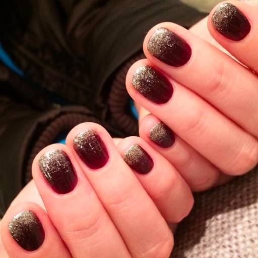 черное омбре