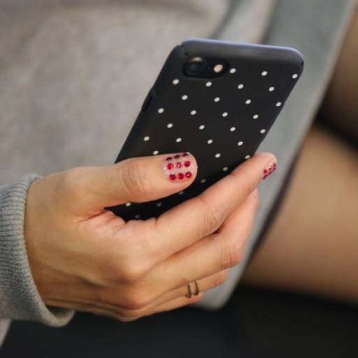 красный глиттер