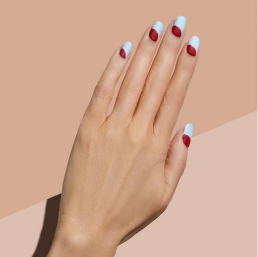 ягодно-голубые