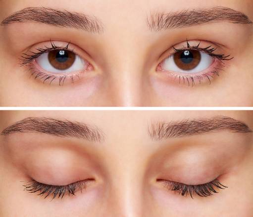 черная тушь для карих глаз