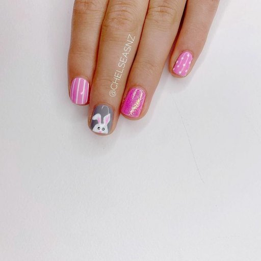 маникюр с блестками