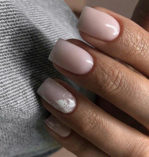 нежный маникюр